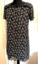 Vintage Versace designer dress ladies casual - formal elastic dress Size 10