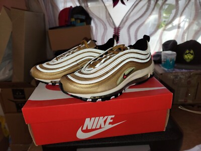 Size 14 Nike Air Max 97 OG QS Metallic Gold for sale online