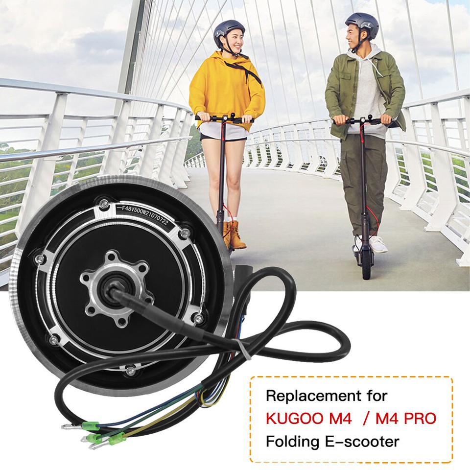 10'' Electric Scooter Hub Motor 48V 500W Brushless Dis Brake for KUGOO