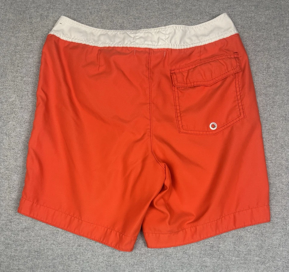 De Colección Hollister Bañador Board Shorts Naranja Brillante Playa Surf Y2k Hombres Pequeños Foto 4 de 4