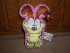 NEW, GARFIELD'S DOG ODIE SHAPED THROW PILLOW, 6" X 10.5"