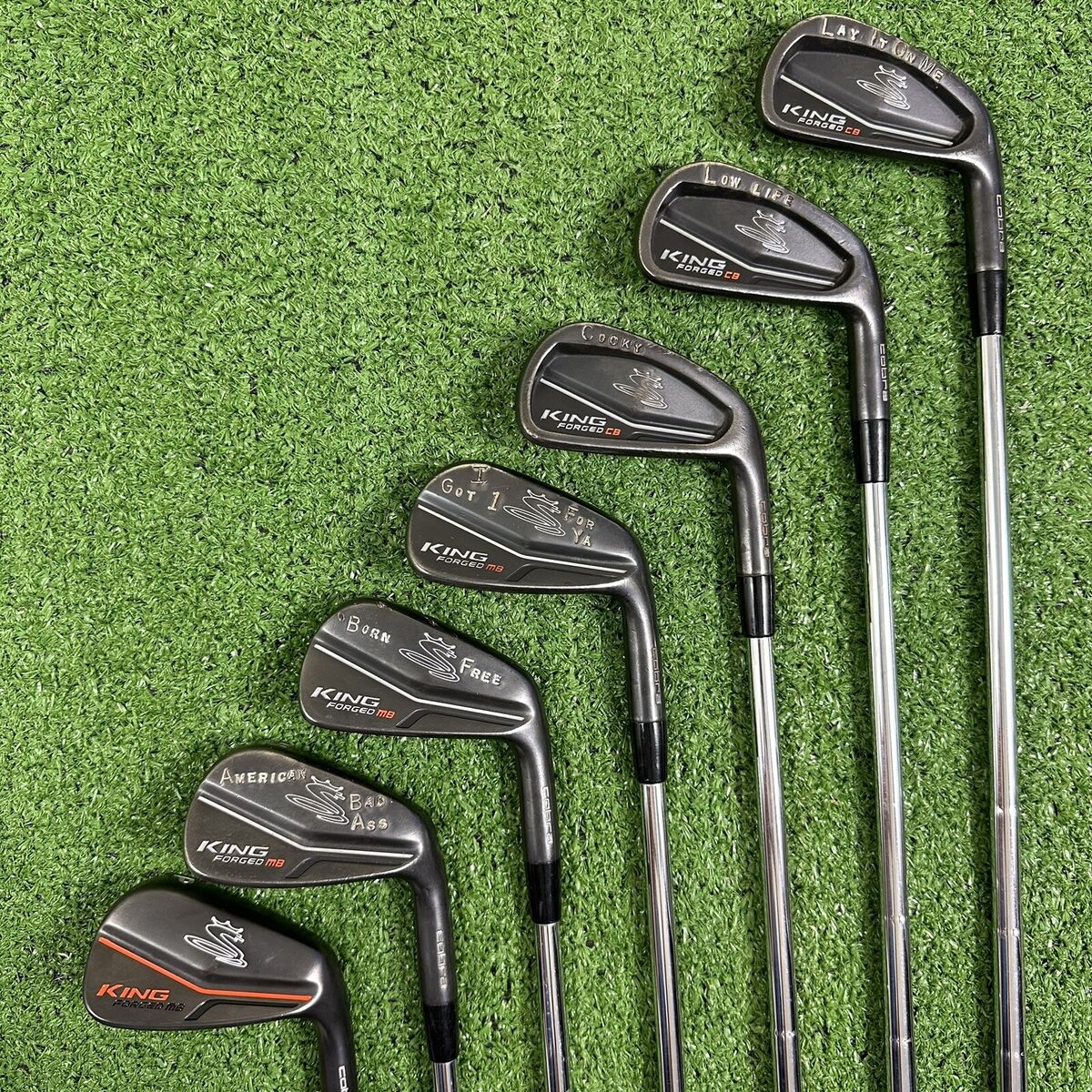 Cobra King Forged CB/MB Black 4-PW Combo Iron Set Dynamic Cobra King Forged CB/MB Black 4-PW Combo Iron Set Dynamic
