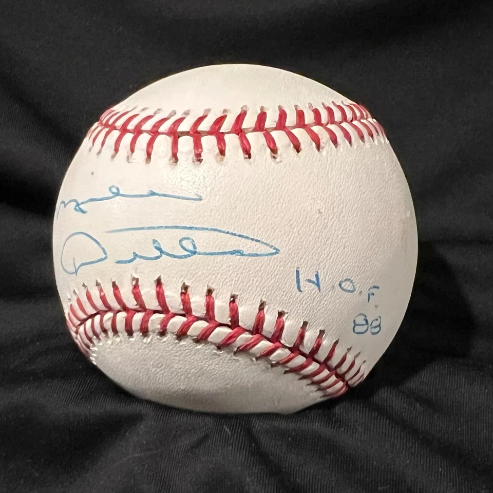 Mike Ditka "HOF 88" Autografiado Certificado de Autenticidad Bajo Solo Béisbol Firmado Chicago Bears Salón de la fama Foto 2 de 4