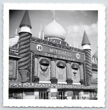 1968 Black And White Photo Mitchell Corn Palace South Dakota Fauna