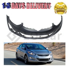 Front Bumper Cover Primed For 2014-2016 Hyundai Elantra Korea Built Hy1000204