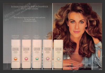 1986 L'envie Parfum Shampoos & Conditioners Print Advertisement (2 Pages)