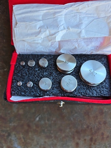 Complete Tungsten 13 Pc Calibration Weight Set With Carrying Case - Picture 6 of 9