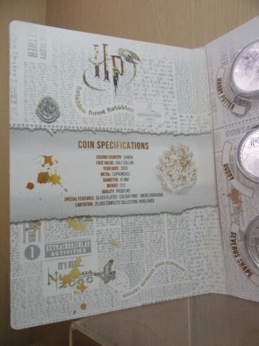 Harry Potter Wizarding World Official Coin Collection Complete - Foto 3 di 22