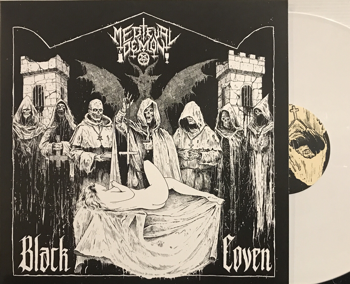 Medieval Demon – Black Coven LP 2022 Hells Headbangers HELLS 323 [LTD 100 WHITE]