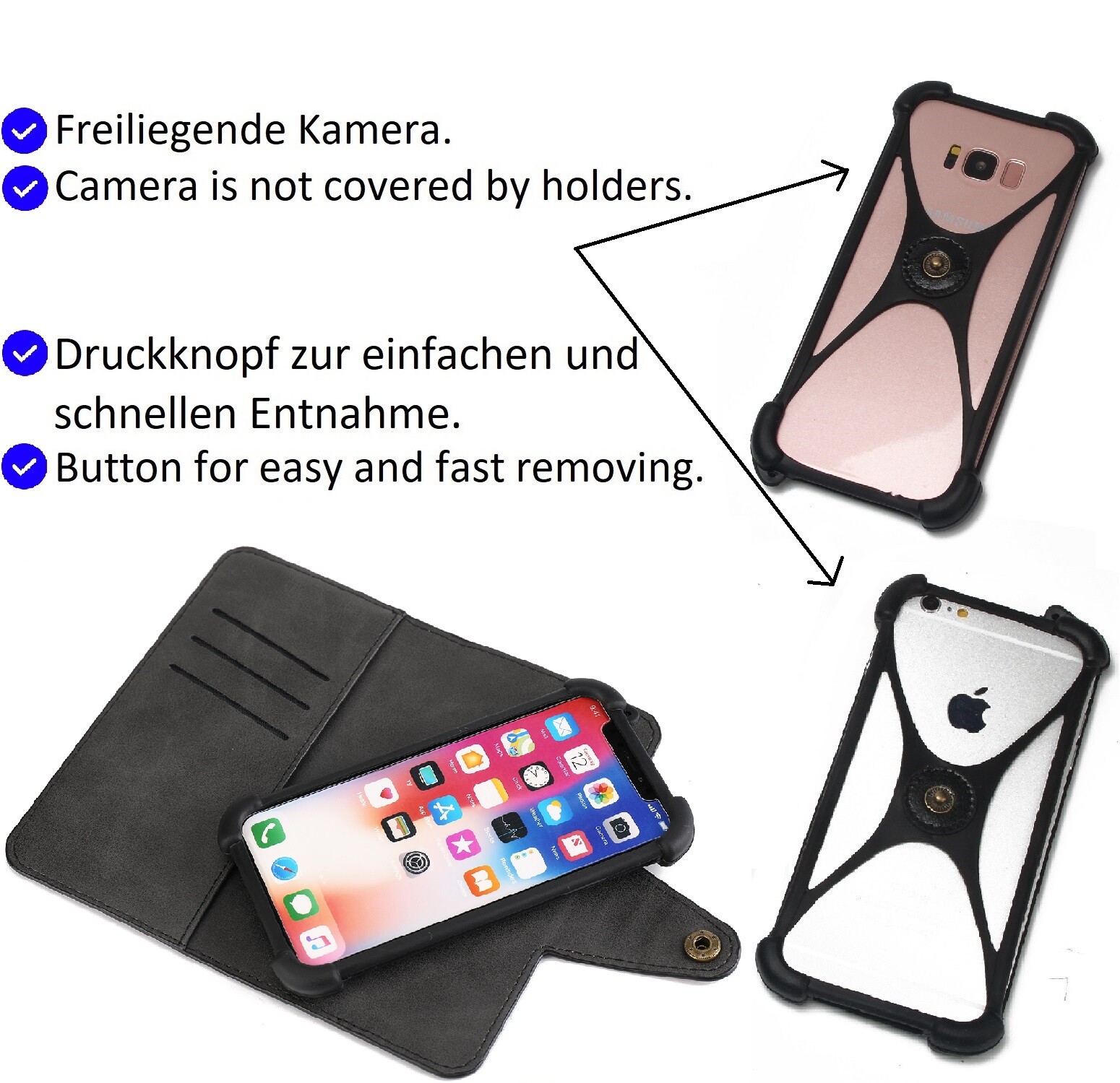 Holster pour Oppo A12 + écouteurs sac ceinture cas couverture