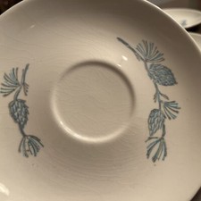 Blue Spruce Pinecones & Needles 12 Pc China (6