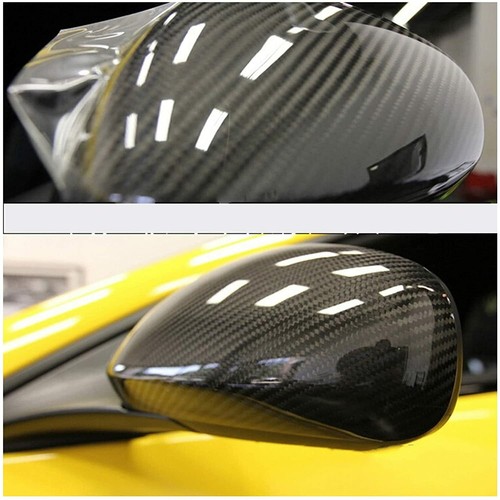 Accessories Carbon Fiber Vinyl Film 7D Car Interior Wrap Stickers Moulding Trim - Picture 4 of 12