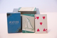 Vintage Avon Playing Cards-The United States Playing Card Co. Sailboat design