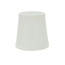 Aspen Creative 2PCS Empire Chandelier Lamp Shade White Clip-On 3"x4"x4"