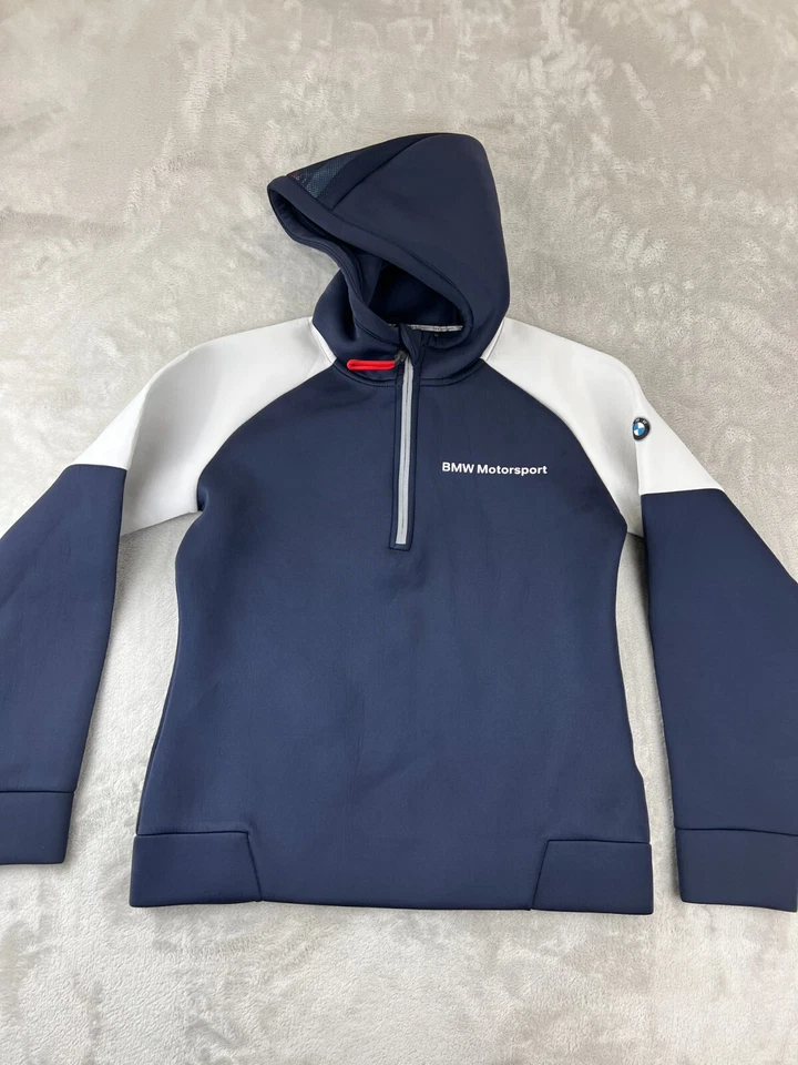 Толстовка с капюшоном гоночная BMW Motorsport размер XS синяя куртка 1/4 неопреновая гоночная серфинг пловец - Изображение 2 из 4