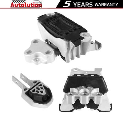 Set of 3 Engine Trans Mount For 2013-2016 Dodge Dart 2.0/2.4L A5674 A5822 A5690