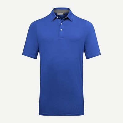 $115 KJUS Men's Soren Solid Polo Shirt - Navy - Size: 52 / Large - New With Tags