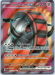 Iron Treads ex 233/198 Scarlet & Violet Base Set Full Art Ultra Rare