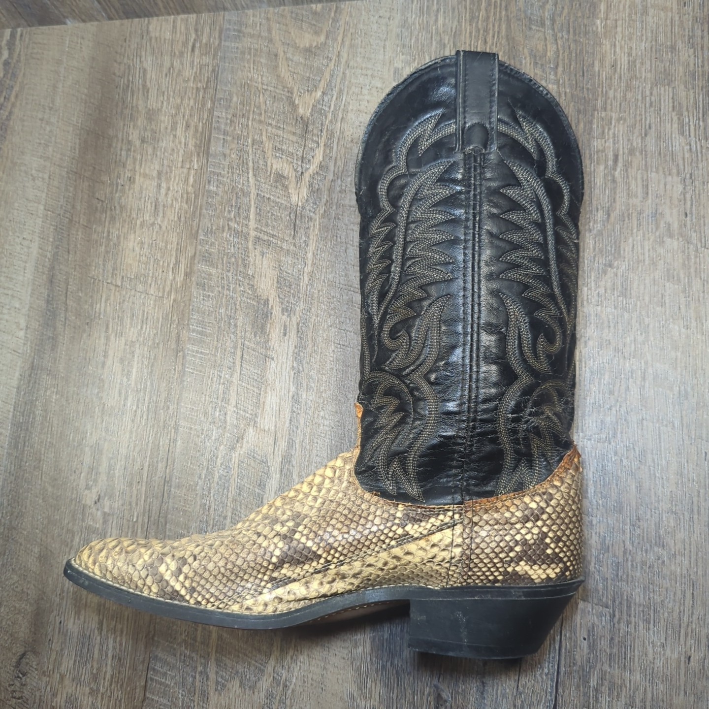Vintage Laredo Python Snakeskin Leather Western C… - image 11