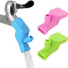 Portable Silicone Faucet Extender Dual Purpose Mouthwash WaterTap Extension Sink