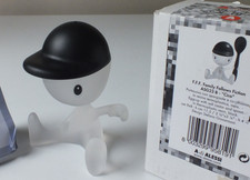 ALESSI FAMILY FOLLOWS FICTION ASG23B Cico Egg Cup with Salt Castor and NO Spoon