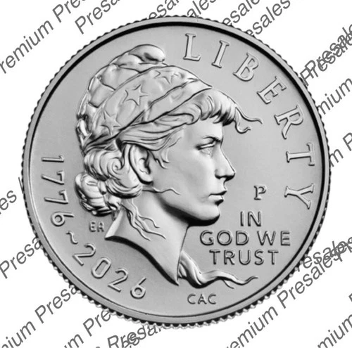 (2 COINS) 1776-2026 P&D SemiQ Emerging Liberty Dimes IN STOCK