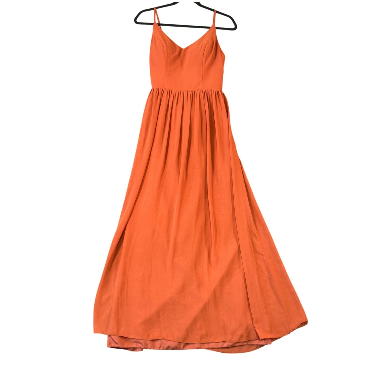 Satin Orange Bridesmaid Dresses for sale | eBay Satin Orange Bridesmaid Dresses for sale | eBay