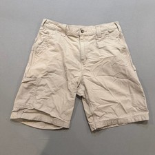 Carhartt B147 TAN Original Fit Canvas Carpenter Shorts Mens 34 Beige Workwear