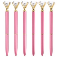 Schwarz Tinte Kugelschreiber 6 Pack Metall Stift 1.0Mm Mittel Stil 1 Lila