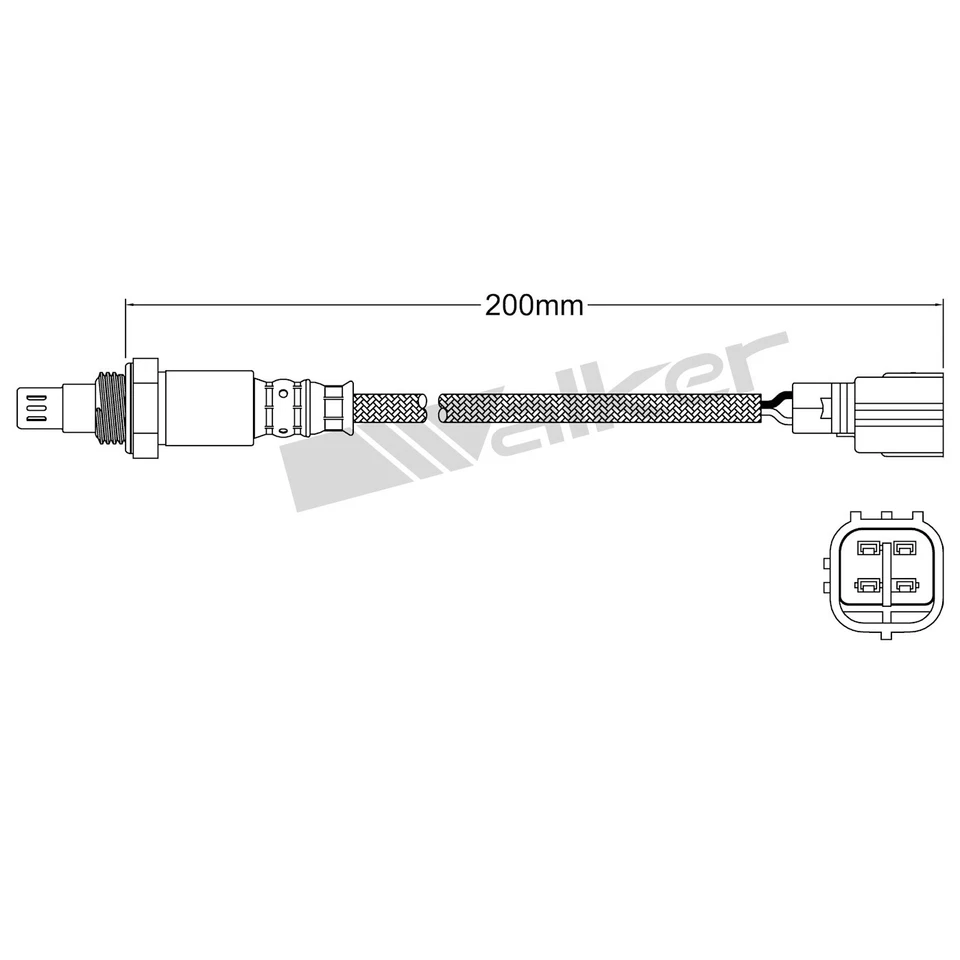 Walker Products 250-54074 O2 Oxygen Sensor UPSTREAM for Subaru Tribeca Legacy - Image 2 of 2