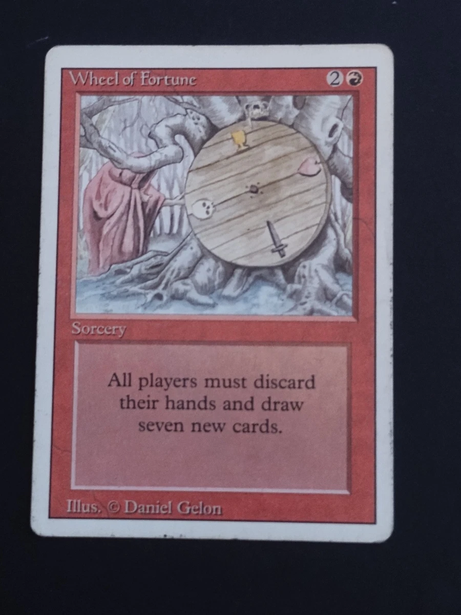 Wheel Of Fortune In Individual Magic: The Gathering Cards for sale