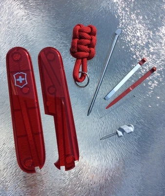 Neuf Côtes / Plaquettes  /  New Scales Original Swiss Victorinox  91mm - Photo 1/4