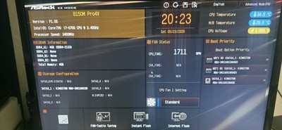 ASRock B150M Pro4V + Intel i7-6700 + Tower Kühler | frische Arctic MX-4