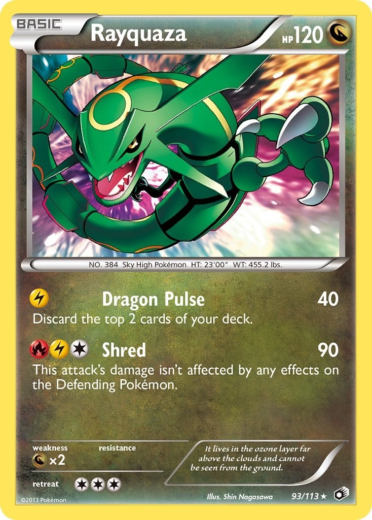 Rayquaza Holofoil [LTR - 93/113] DM PokemonLegendary Treasures
