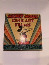 Mickey Mouse Hollywood Films 1930 Vtg Silly Symphony Cartoons Carmel Prod 8mm