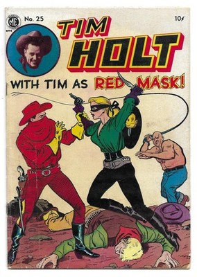 TIM HOLT # 25, 1st appearance Black Phantom, Ghost Rider, M. E. Publication 1951