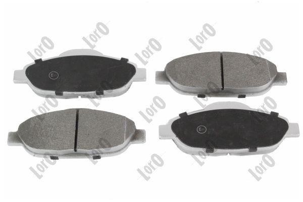 ABAKUS Reinforced Disc Brake Pad Set 151mm 62mm 17,8mm 231-01-039 for Peugeot