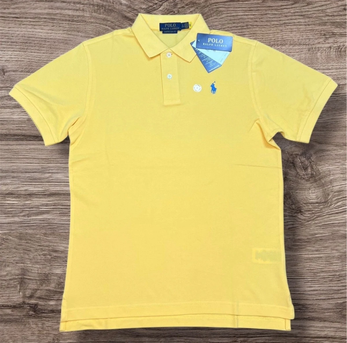 Polo Ralph Lauren желтый поло для мужчин - огромный выбор по