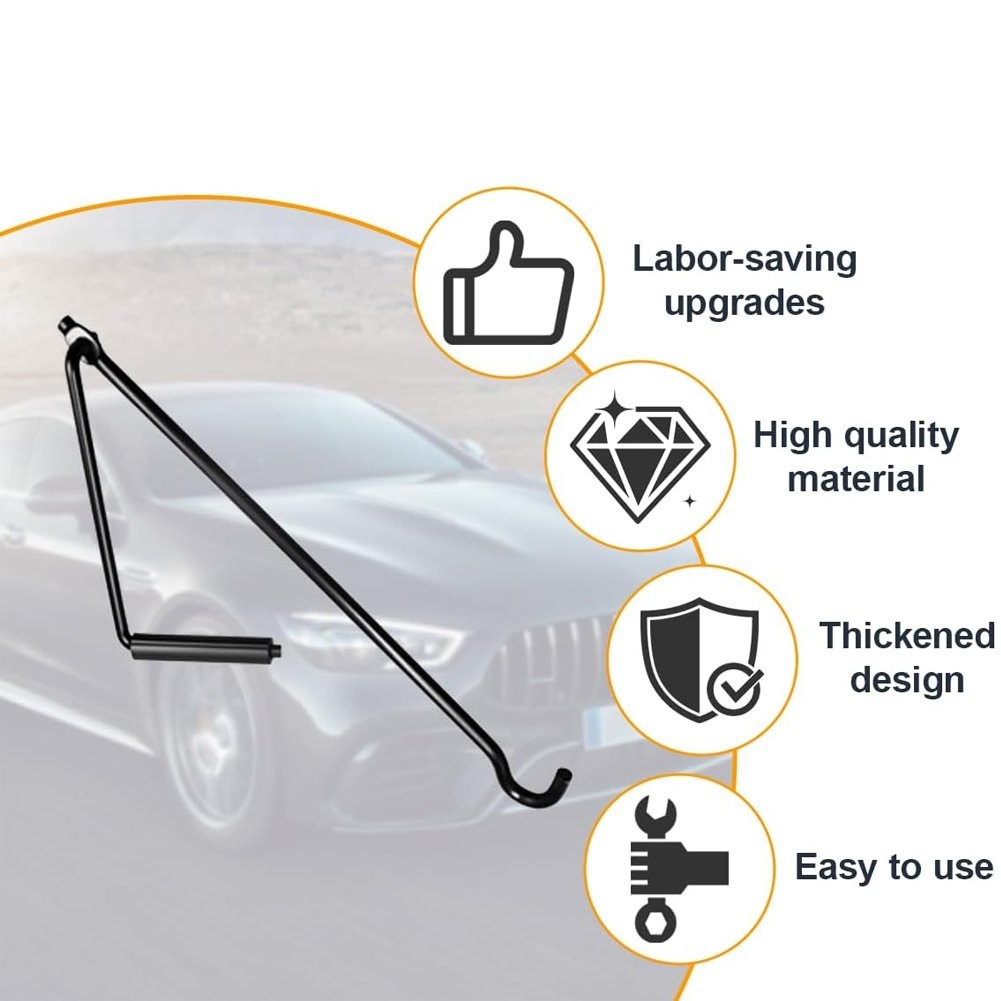 Black 2 Ton Steel Scissor Jack +Handle For Car Van Auto Garage Tire Change Mount thumbnail 13