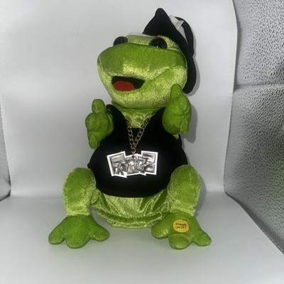 2006 Gemmy Frogz Rock It Rap It Ribbit Hip-Hop Frogz Dancing Singing Not Tested
