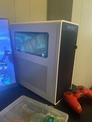 OMEN Gaming Desktop PC Intel Core Ultra 7 16GB RAM RGB White/Black