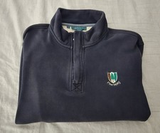 PINE VALLEY GOLF CLUB Bobby Jones Long Sleeve Quarter - Zip Black Mens XL