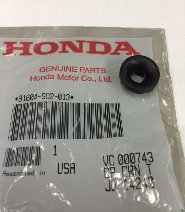Genuine Honda Support Rod Grommet 91604-SD2-013 | 91604SD2013 | OE