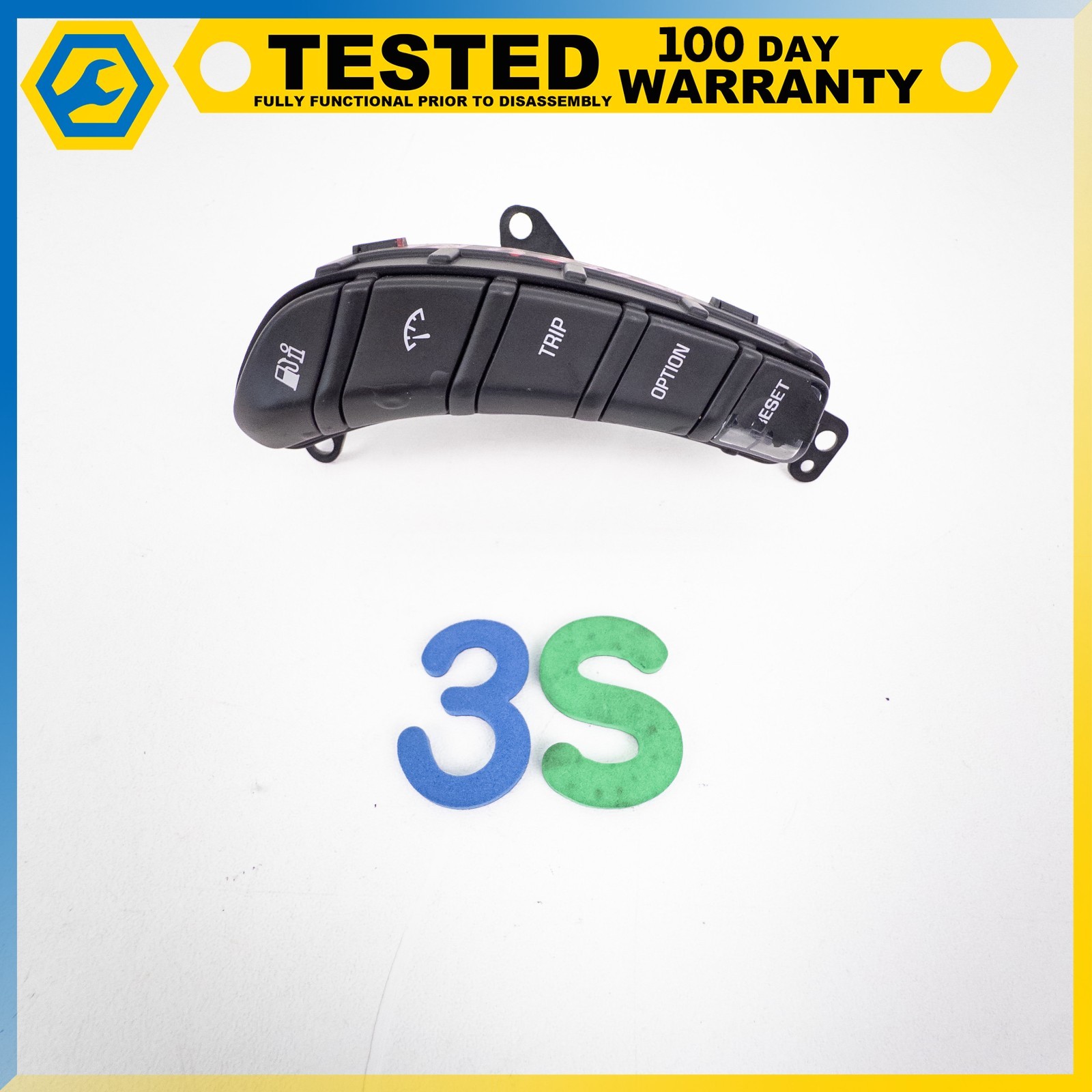 05-13 CHEVROLET CORVETTE C6 FRONT RIGHT DRIVER INFORMATION CENTER SWITCH OEM