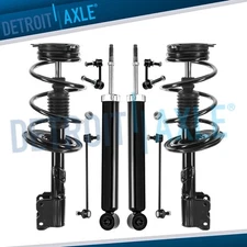 Front Struts Rear Shocks Sway Bars Suspension Kit for 2015 - 2018 Nissan Murano