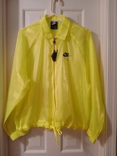 New Nike Air Neon Yellow Jacket Windbreaker Sz XXL Unisex