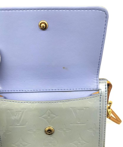 Pochette Louis Vuitton Monogram Vernis M91224 Mott e Lavande con tracolla - Foto 13 di 24