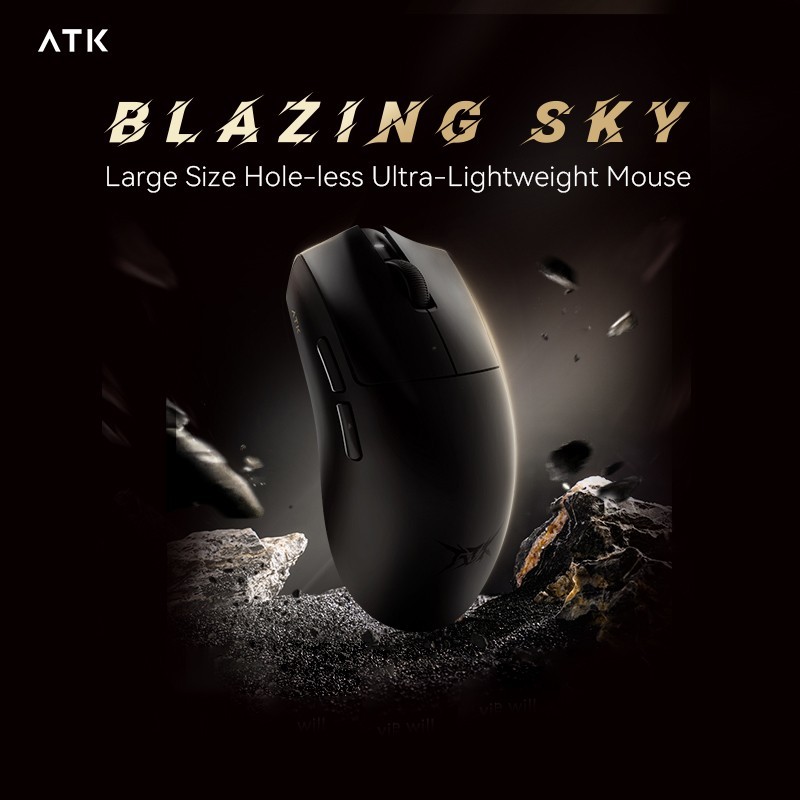 ATK Blazing Sky X1 Wireless Gaming Mouse – PAW3395 8KHz Ice
