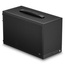 CPS K101 Mini ITX PC Case, Mesh High Airflow SFF Chassis, Fits 340mm GPU, 3X ...