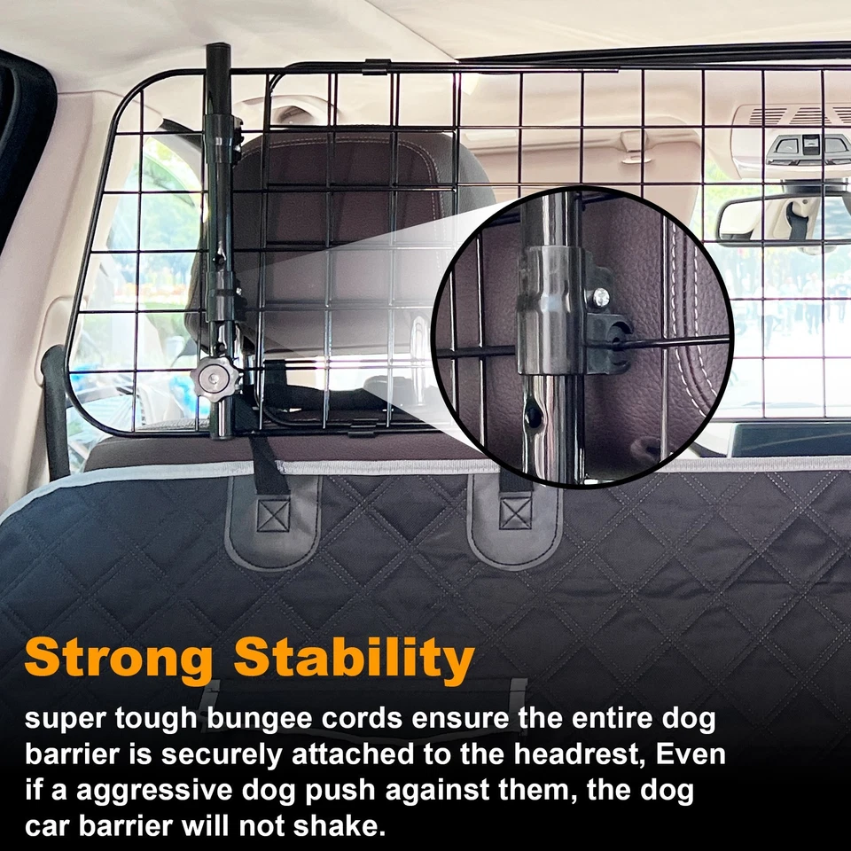 Auto KFZ Hundegitter Schutzgitter Trenngitter Verstellbar Für Subaru Forester - Bild 3 von 4